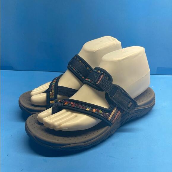 Skechers Outdoor Lifestyle Women's Sandals Size 7 Multi-Colored Chevron Aztec - Picture 1 of 9